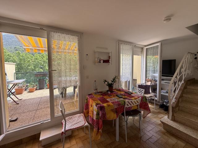 À louer F2 meublé à Amélie les Bains rue des Thermes