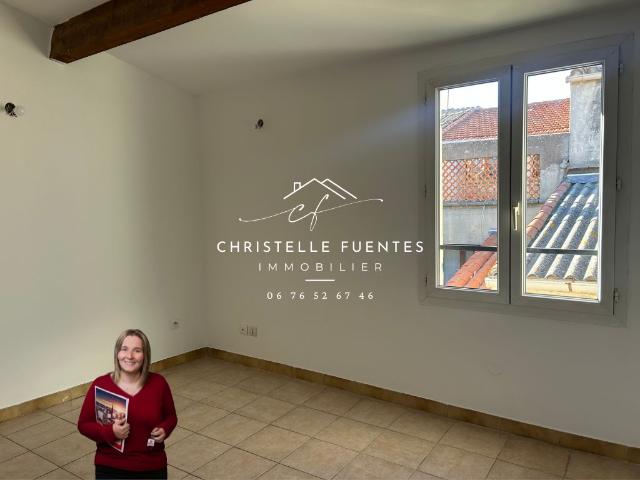 A LOUER HÉRAULT LOUPIAN 34140 MAISON DE VILLAGE T3 52,60 m² CAVE 8 m² C?UR DE VILLAGE