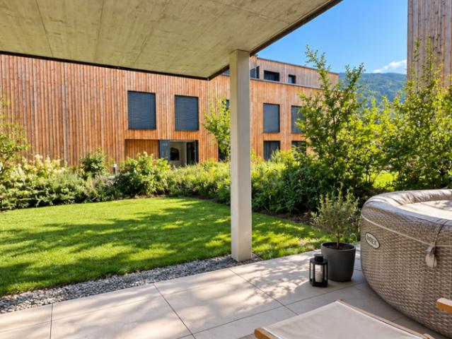 À louer studio en rez de jardin
