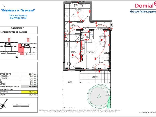 A LOUER SANS FRAIS D'AGENCE PLUSIEURS T3 LOGEMENTS SENIORS