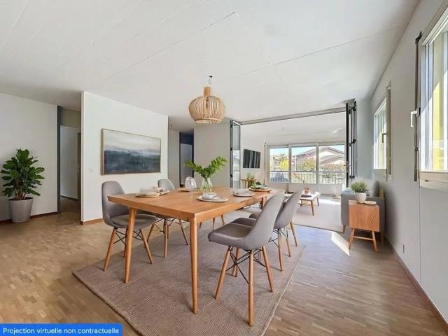 À louer: Spacieux appartement de 4.5 pièces au rez de chaussée avec terrasse Comptoir Immobilier