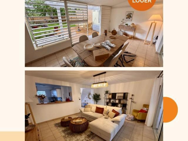 A LOUER T4 MEUBLE ST GILLES LES BAINS 2900