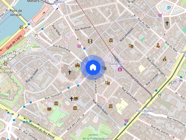 A LOUER T1 ANGERS DOUTRE