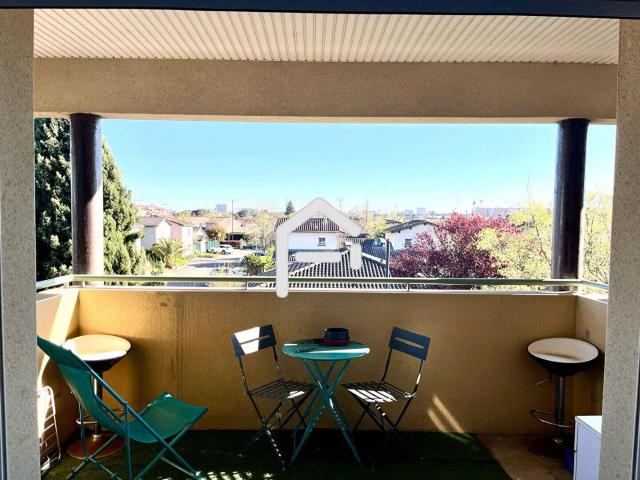 A louer: T2 Meublé de 39m² à Toulouse avec BALCON + PARKING