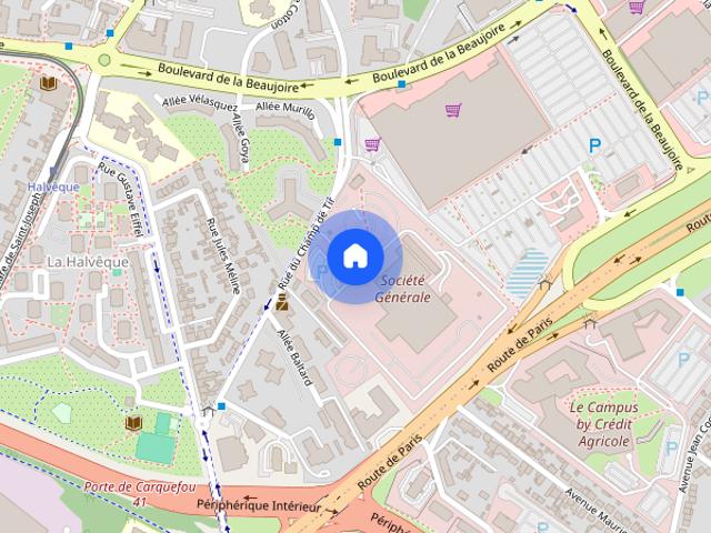 À louer T3 meublé de 62,75 m² avec balcon plein sud et parking Nantes Nord / Le Cardo