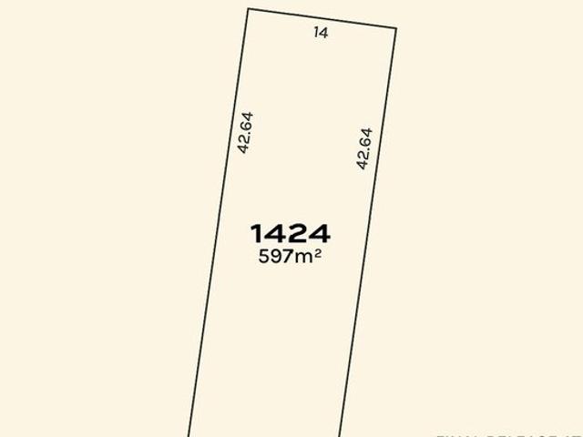A prestigious 597m² allotment with a 14m frontage in the sought after Trillium community. Anticipated titling 2027
