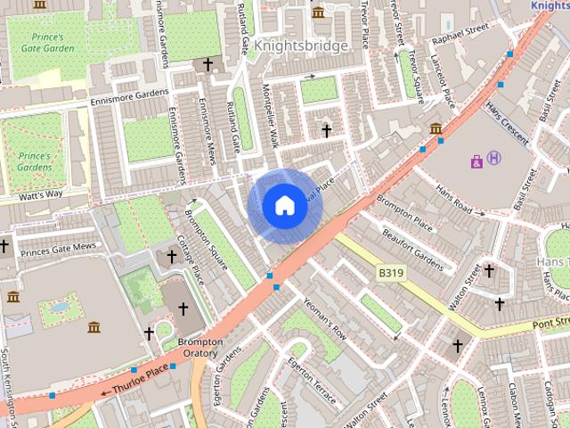 A pretty three bedroom cottage in the heart of Knightsbridge