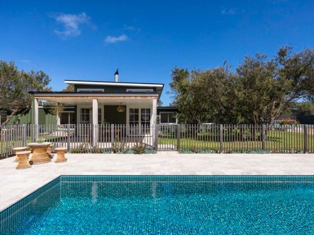 A Private Coastal Estate with Pool, Court and Separate Guest Cottage
