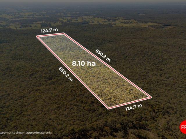 A Private Bushland Escape on 8.10ha