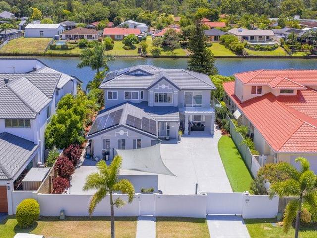 A Rare Benowa Waters Waterfront Masterpiece with Iconic Skyline Views