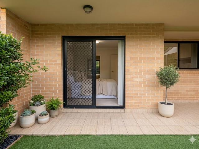 A Rare Garden Oasis in a Solid Full Brick Building