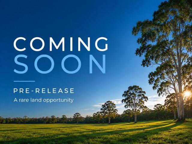 A Rare Land Opportunity is Coming Soon