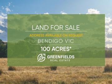 A Rare Large Scale Rural Offering in the Bendigo Region 100 Acres of Prime Land An Ideal Investment Opportunity. !