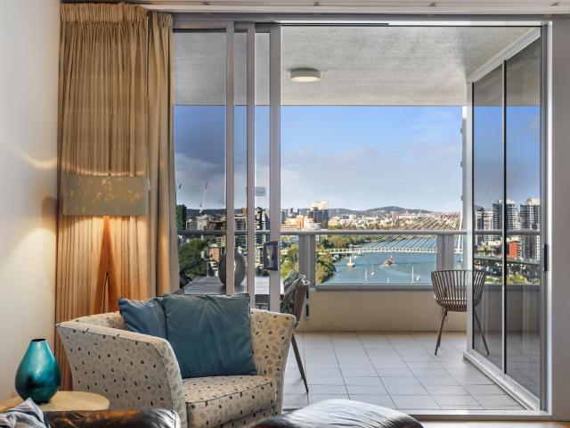 fully furnished: a rare riverfront residence in brisbane's most convenient addresses