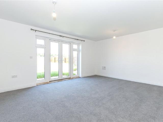 A recently built three bedroom house with driveway parking and good size garden with easy access to Witney