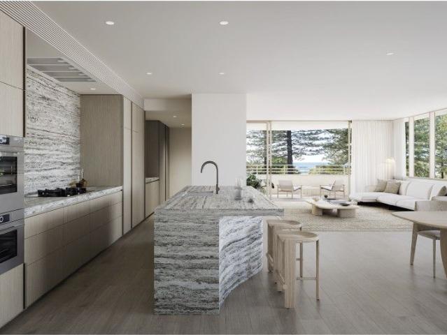 A refined beachfront retreat with private courtyard pool