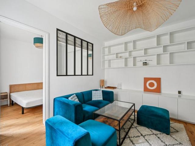 A Refined Parisian Retreat with Private Terrace, Paris Amsterdam Apartments for Rent