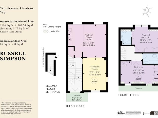 A stylish split level maisonette moments from Royal Oak