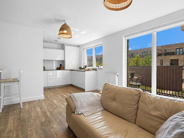 A stylish two bedroom furnished second floor apartment with a private balcony and covered allocated parking, ideally located within walking distance of Addenbrooke's Hospital, the Cambridge Biomedical Campus and Cambridge South station
