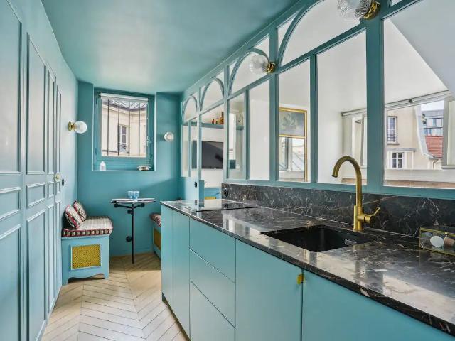 A sumptuous 20 m² studio apartment, nestled in the heart of one of Paris's most exclusive districts, completely refurbished