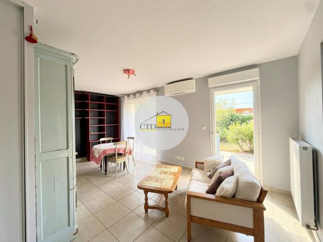 À saisir ! Grand T2 meublé avec terrasse et jardin Chaponnay