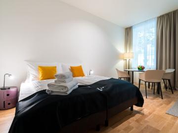 A space saving miracle: Newly furnished 2 bedroom apartment in an old building just two minutes from the subway