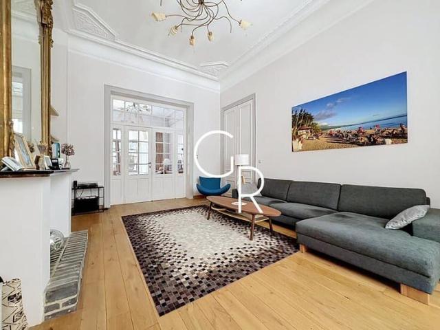 A splendid, furnished 3 bedroom duplex with a garden in Ma C
