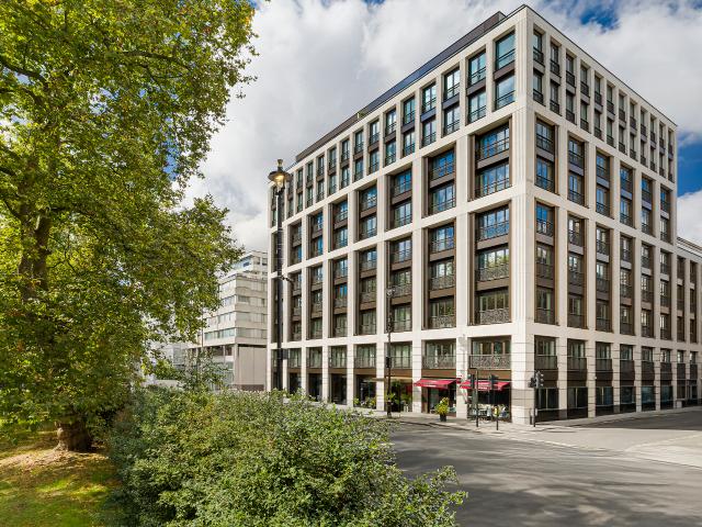 A two bedroom apartment within the sought after Clarges development in Mayfair