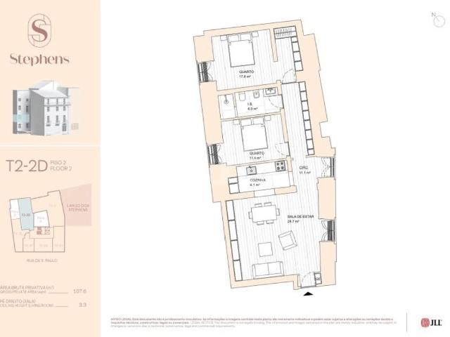 à venda Apartamento de alto padrão de 108 m2, Lisboa