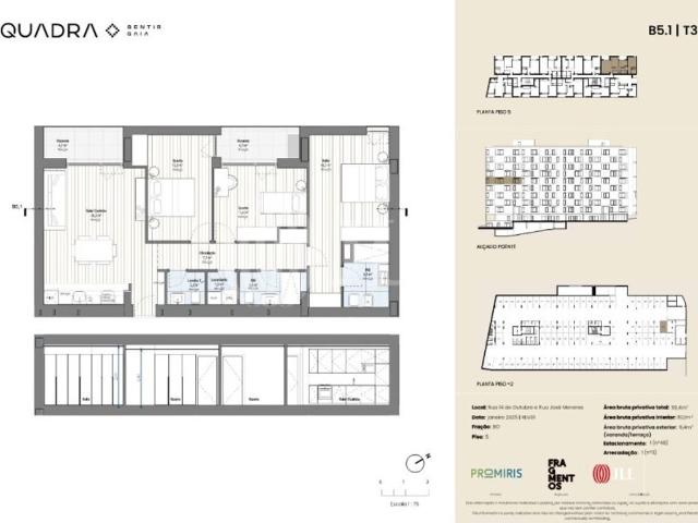 à venda Apartamento de alto padrão de 110 m2, Vila Nova de Gaia, Portugal