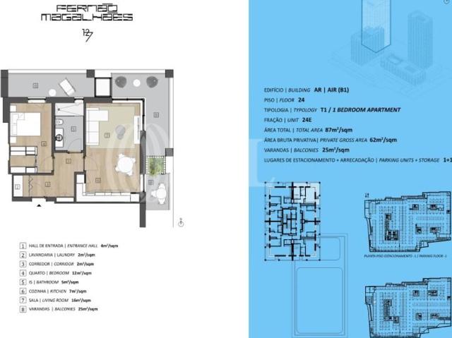 à venda Apartamento de alto padrão de 62 m2, Porto, Portugal
