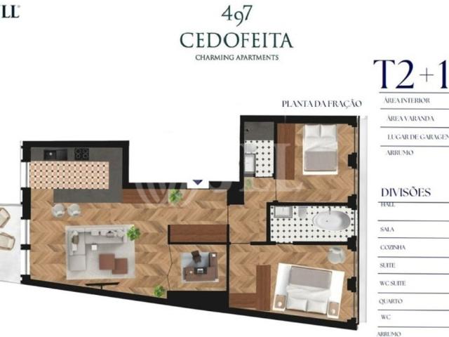 à venda Apartamento de luxo de 102 m2, Centro Cedofeita, Porto