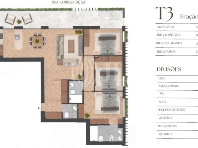 à venda Apartamento de luxo de 119 m2, Lordelo Lordelo do Ouro, Porto