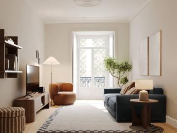 à venda Apartamento de luxo de 156 m2, Lisboa, Portugal