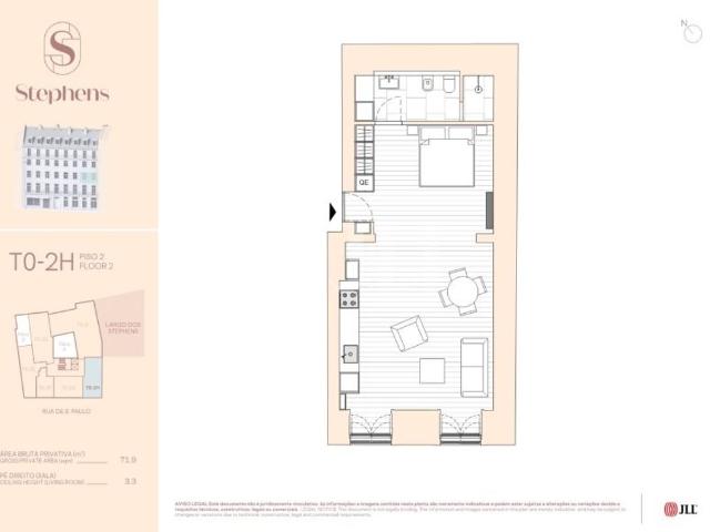à venda Apartamento de luxo de 72 m2, Lisboa, Portugal