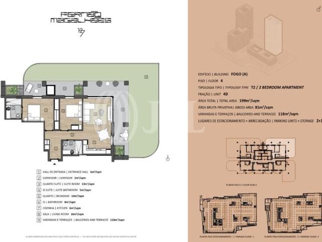 à venda Apartamento de luxo de 81 m2, Porto