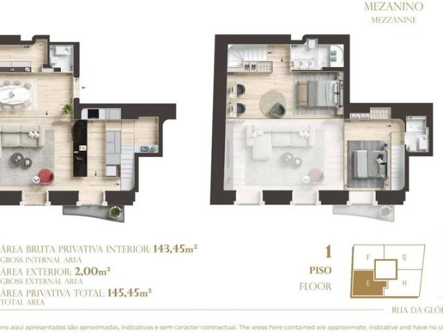 à venda Luxuoso apartamento de 144 m2, Santo António, Portugal