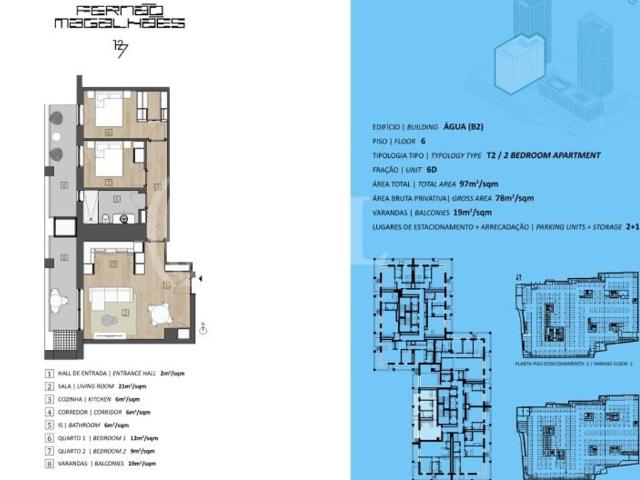 à venda Luxuoso apartamento de 78 m2, Porto, Portugal
