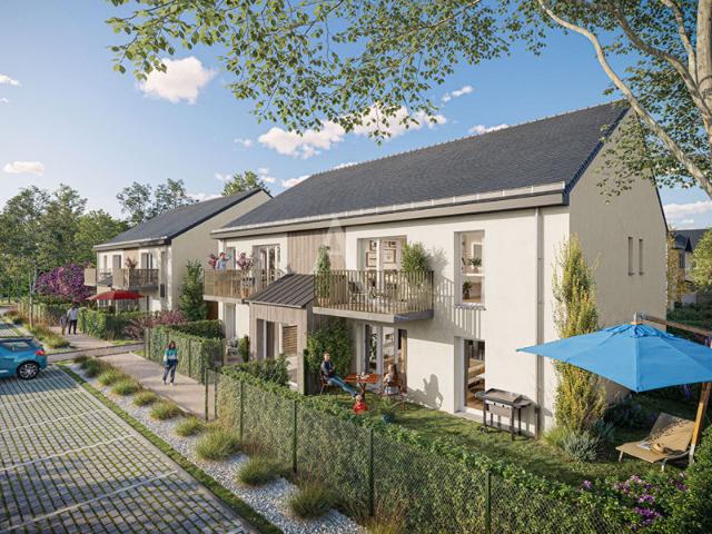 A vendre T3 avec balcon au coeur du Bourg de Pellouailles les Vignes