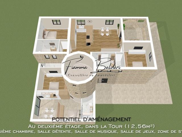 À vendre Villa 7 pièces de 205 m², Terrain 2 700 m², Havre de paix, Folelli, Penta di Casinca, Haute Corse 20