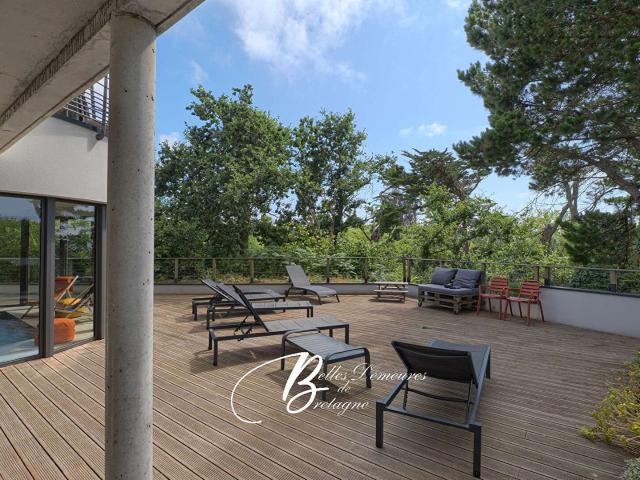 Côte de Granit Rose, Villa contemporaine d'exception, vue me. 360m² Trébeurden
