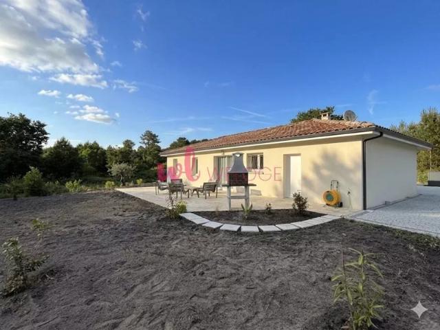 A vendre à Boos – Rion des Landes | Maison plain pied 83 m² | Terrain 1 600 m² | Vue forêt | 280 000 €