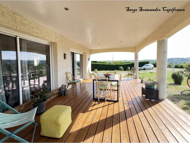 A vendre à SARIAC MAGNOAC 65 Villa de 137 m² 3 chambres salon séjour cuisine garage cave terrain 4545 m²