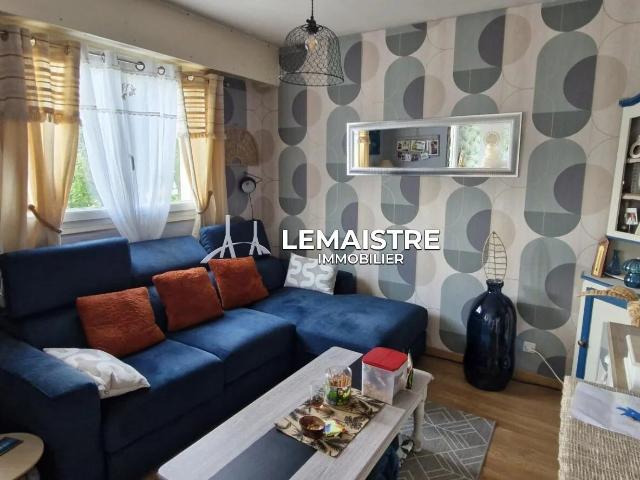 A vendre APPARTEMENT VENDU LOUÉ YVETOT 69 m² 1 chambre