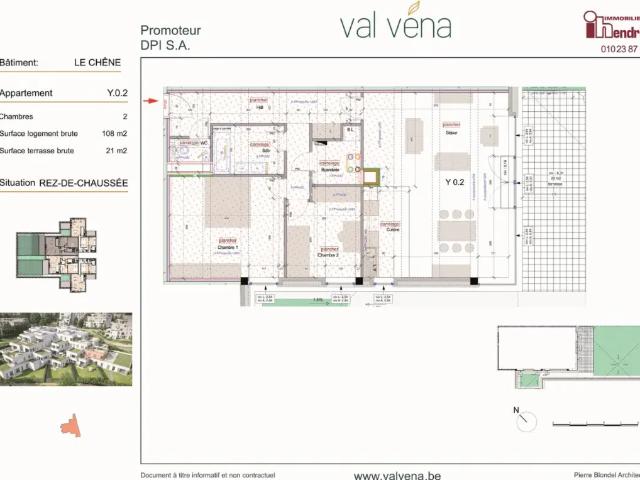 à vendre Appartement Wavre Chaussee des Nerviens