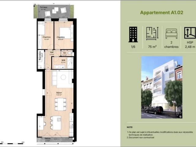 à vendre Appartement Liège boulevard de la Sauveniere