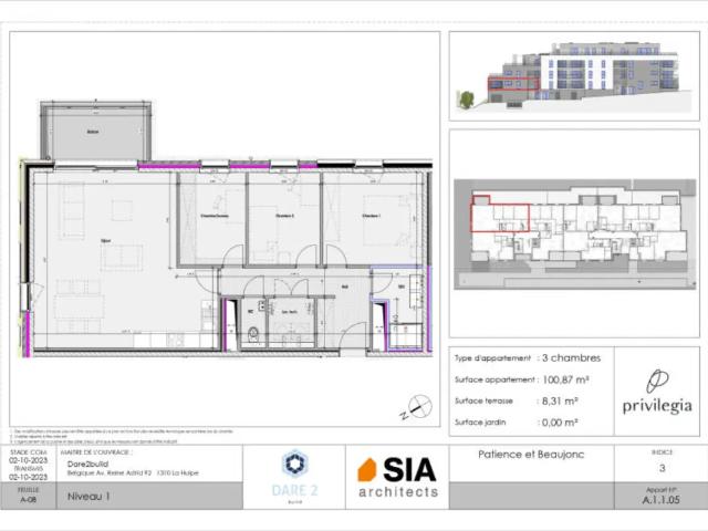 à vendre Appartement Liège Rue de la Bure aux Femmes