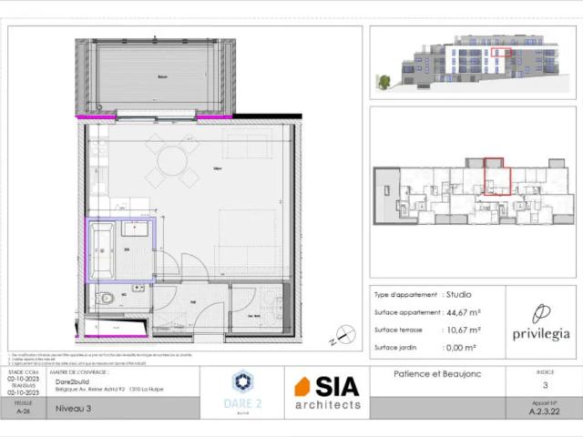 à vendre Appartement Liège Rue de la Bure aux Femmes