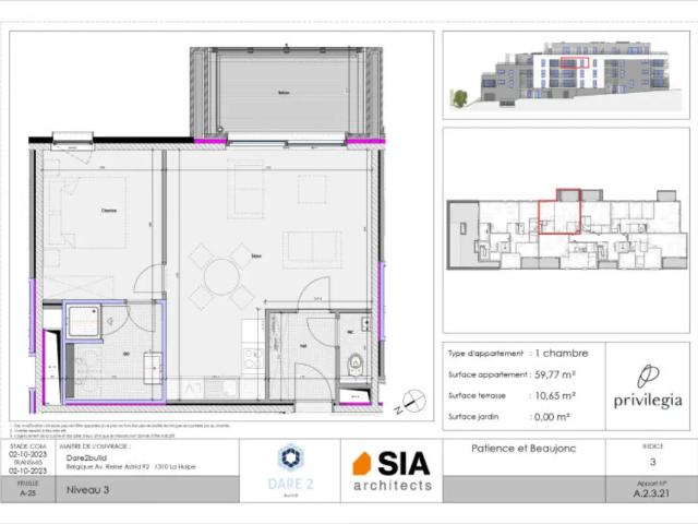 à vendre Appartement Liège Rue de la Bure aux Femmes