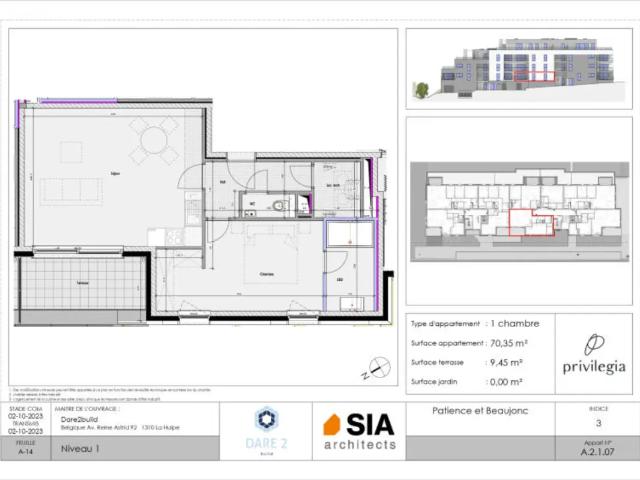 à vendre Appartement Liège Rue de la Bure aux Femmes